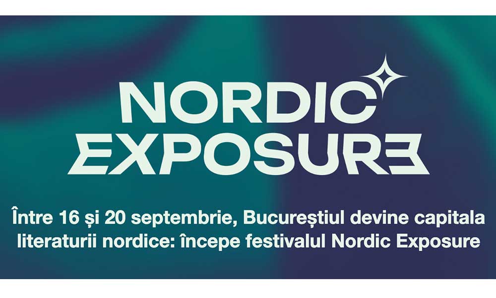Între 16 și 20 septembrie, Bucureștiul devine capitala literaturii nordice: începe festivalul Nordic Exposure